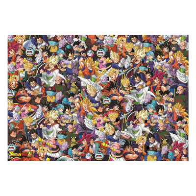 Clementoni - puzzle - 1000 pièces - dragon ball super - impossible - avec poster - à partir de 14 ans