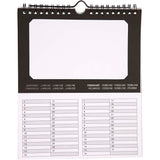 Calendrier d'anniversaire international Creativ company, taille 19x23 cm, taille du trou 15,3x9,2 cm, 180 g, 5 pièces 1 boîte - afbeelding 1