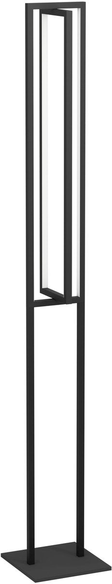 Lampadaire Eglo siberia - LED - 133 cm - noir et blanc - lumière blanche orientable - dimmable