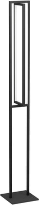 Lampadaire Eglo siberia - LED - 133 cm - noir et blanc - lumière blanche orientable - dimmable