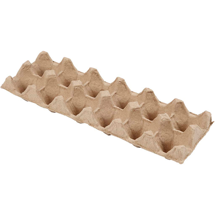 Cartons d'œufs, h : 5 cm, l : 30,5 cm, l : 11 cm, 3 pièces 1 boîte