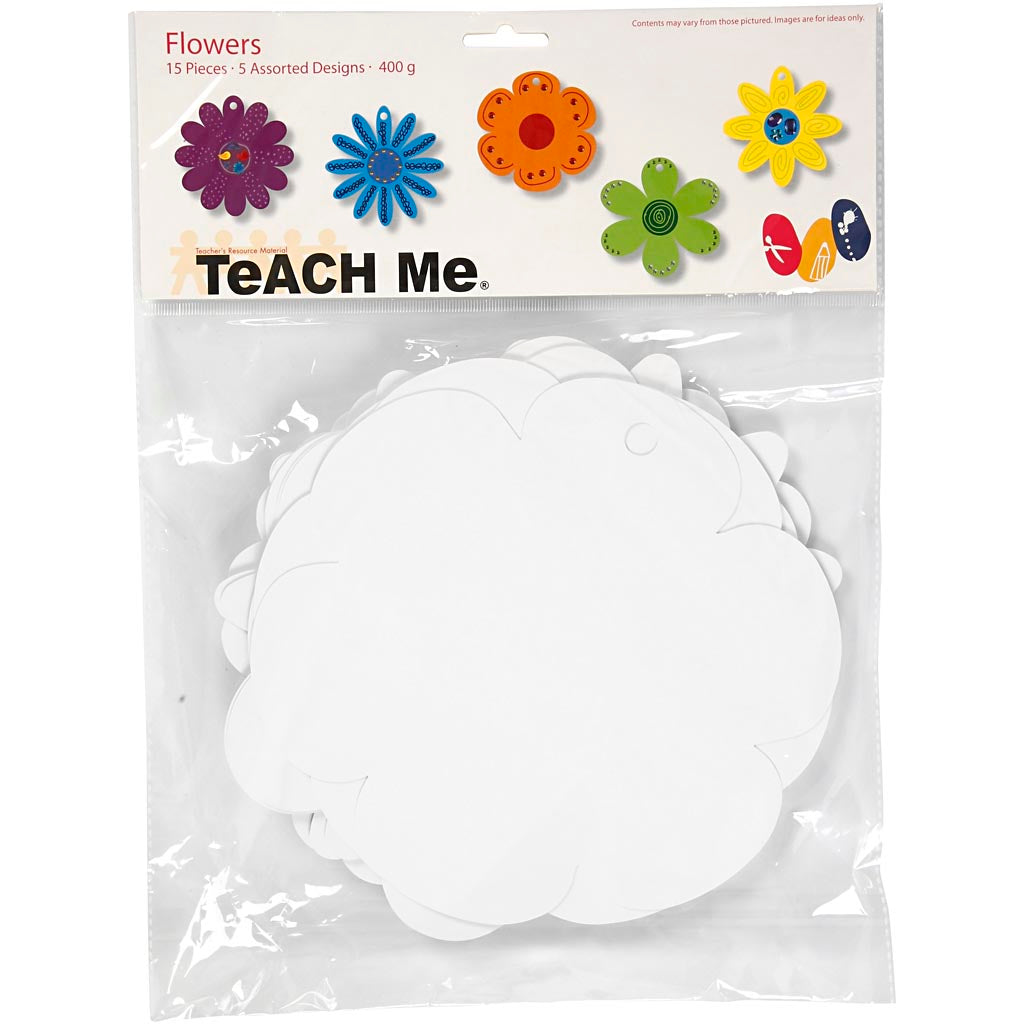 Fleurs de l’entreprise Creativ blanc, 5x 3pcs.