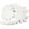 Fleurs de l'entreprise Creativ, d 20 cm, 400 g, blanc, 5x20 pièce 1 boîte