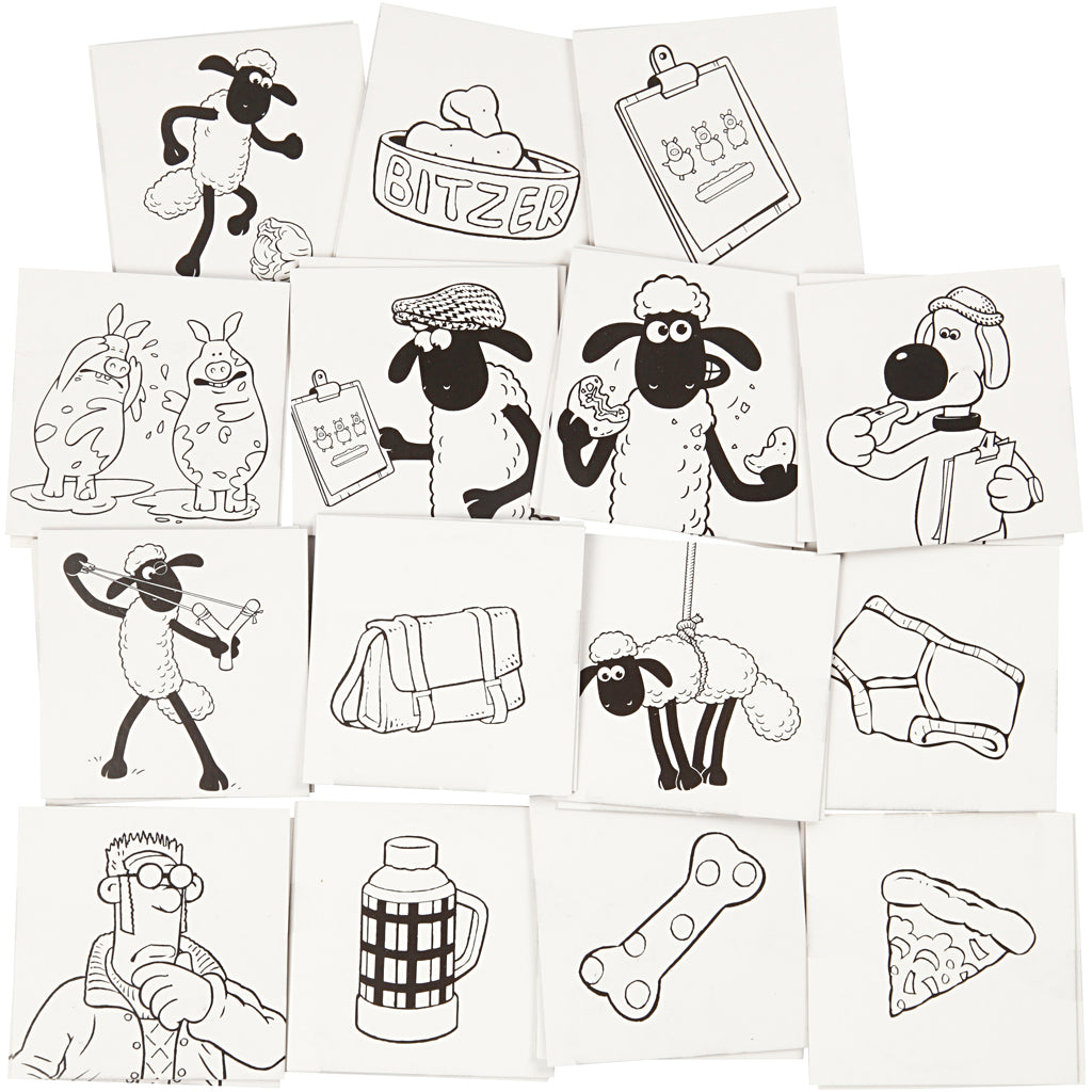 Jeu de mémoire Shaun le mouton, 400 gr, 15 coffrets 1 boîte