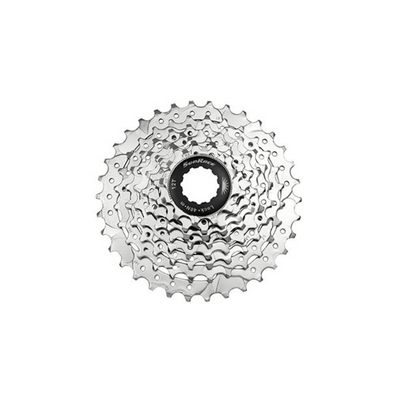 SunRace csm63 7 speed cassette 12-28t silver in box