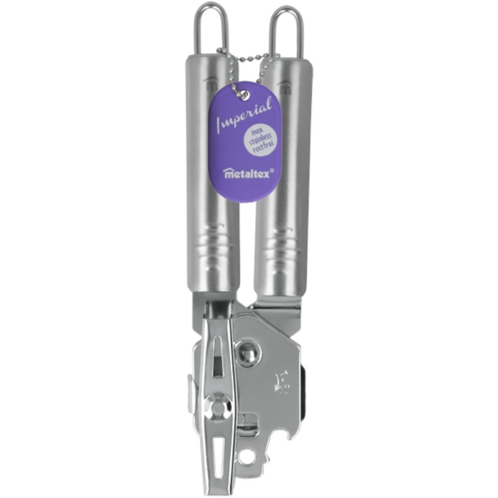 Metaltex ouvre-boîte impérial en acier inoxydable 20,5 cm