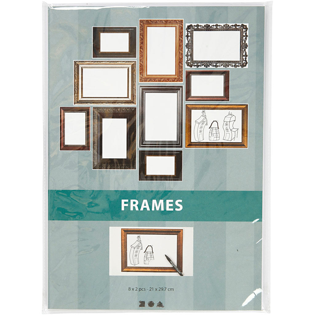 Creativ Company Listes, AFM 26.2x18,5 cm, couleurs métalliques, 16 sheet div 1 boîte