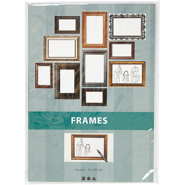 Creativ Company Listes, AFM 26.2x18,5 cm, couleurs métalliques, 16 sheet div 1 boîte