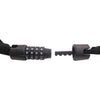 Antivol chaîne avec code Edge Web Racer 90cm - noir