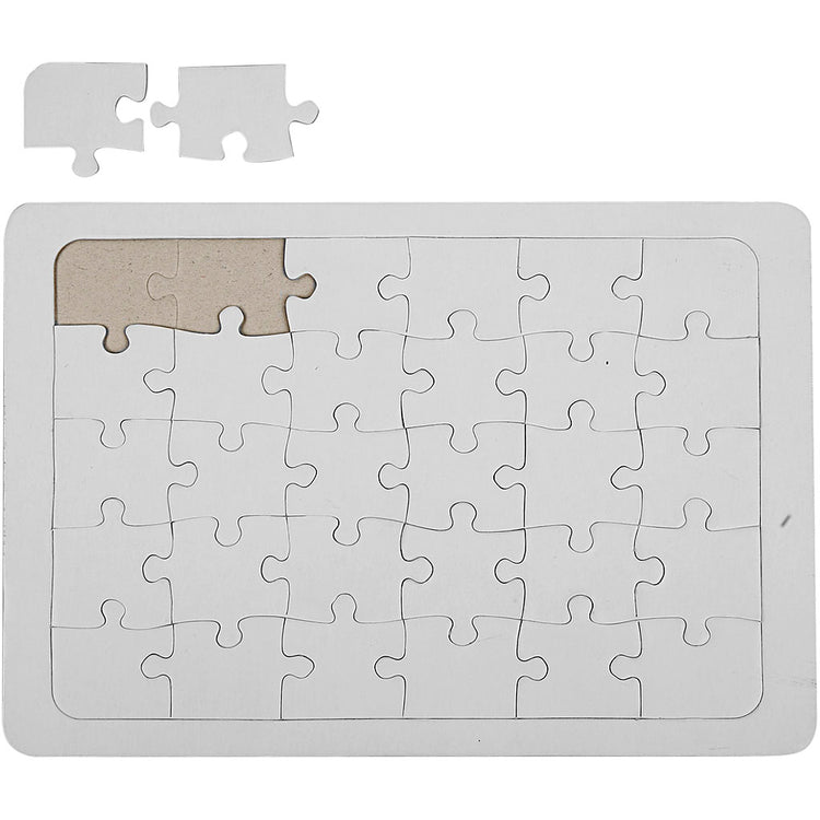 Puzzle Creativ company, taille 21x30 cm, blanc, 1 pièce