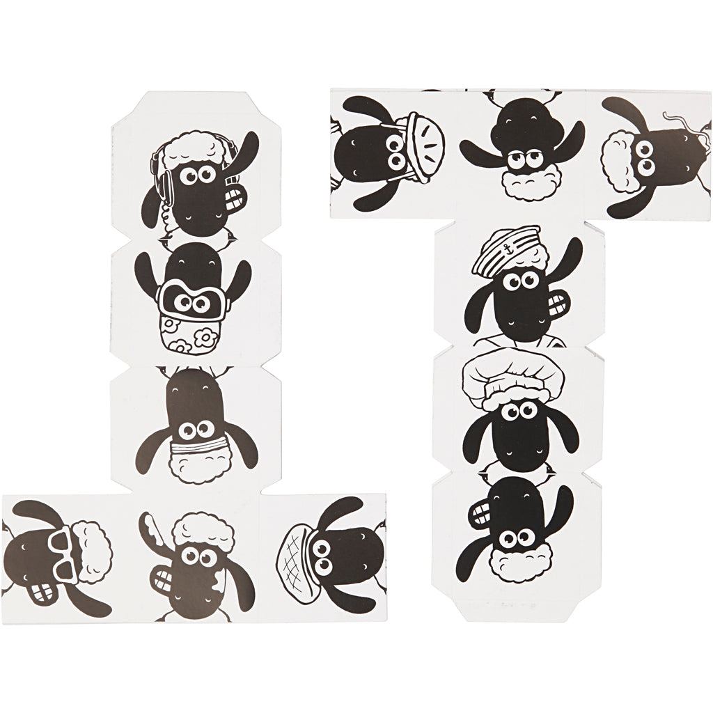 Shaun le mouton blocs à empiler, 2 pièces 1 boîte