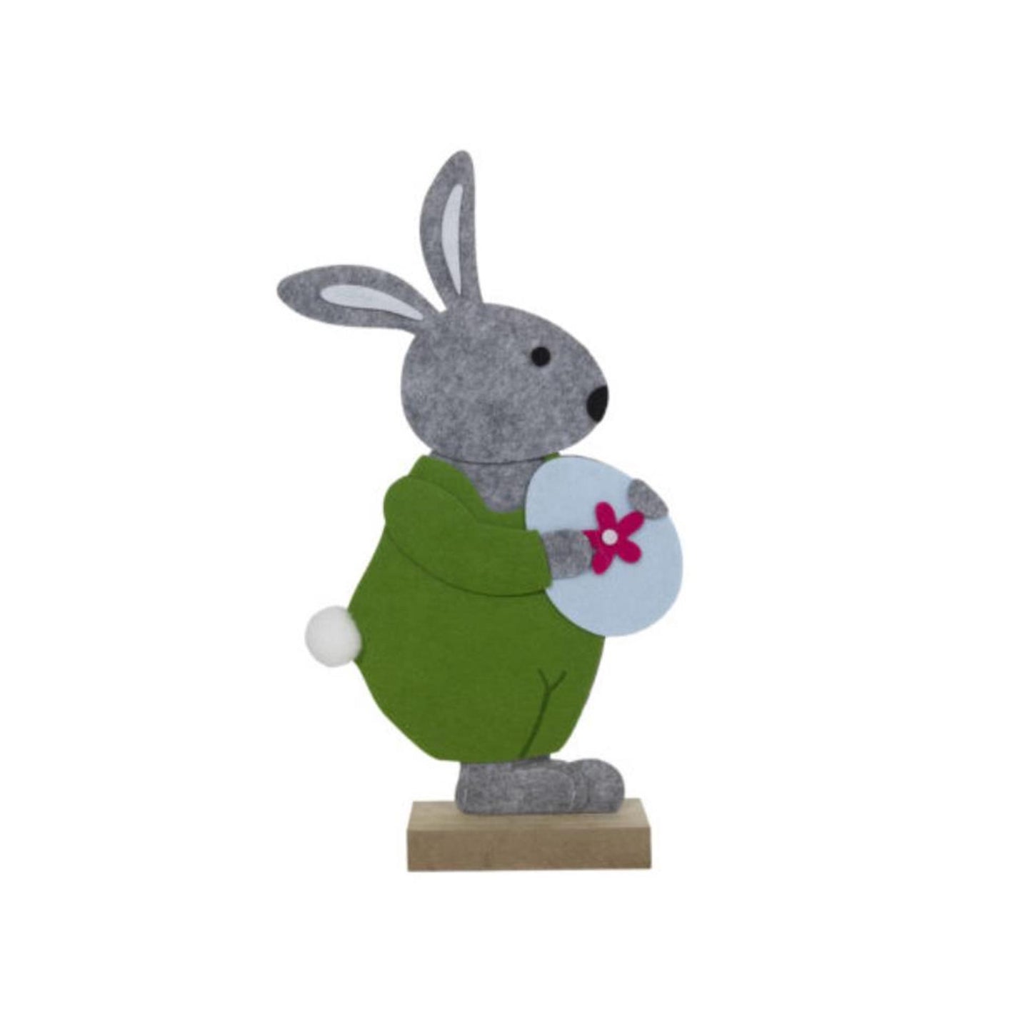 Svenska Living Décoration de fenêtre en feutre Lapin de Pâques avec œuf 35 cm