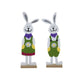 Svenska living décoration de fenêtre feutre lapin de Pâques 61cm