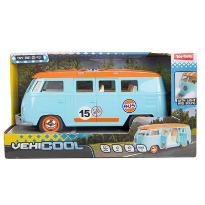 Toi-toys véhicule rétro bus 27cm -friction +l-g