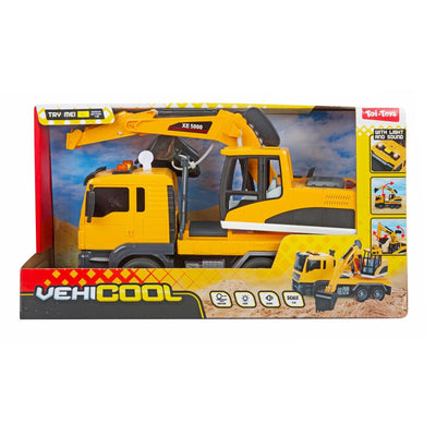 Toi-toys vehicool pelle avec son et lumière - 25cm