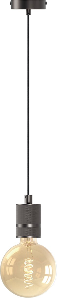 Suspension rétro Calex - suspension industrielle - raccord E27 - gris - excl. source de lumière