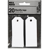 Company Creativ Manilla Labels White, 20e.