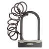 Antivol à manille M-wave b 247 sc 8,18 l avec câble spiralé