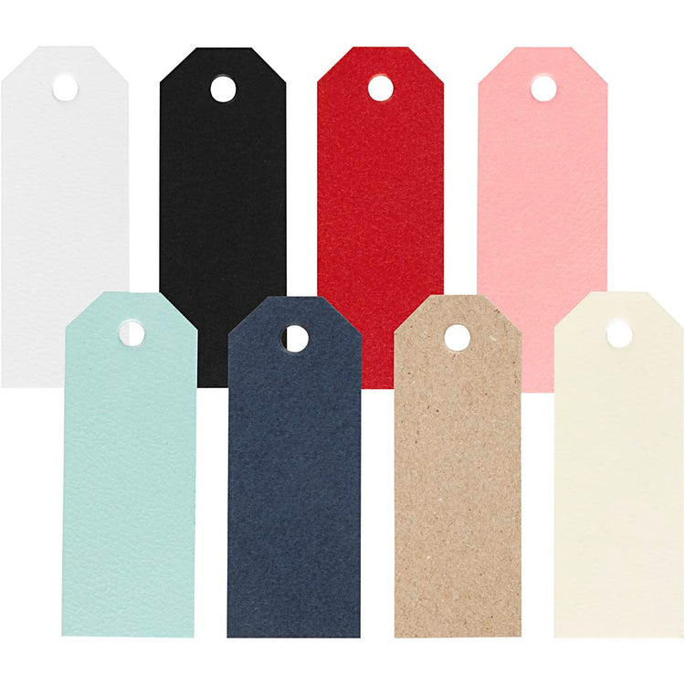 Etiquettes manille Creativ company, dim. 3x8 cm, 220 gr, 16x20 pièce 1 boîte