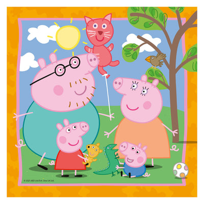 Famille Ravensburger et amis de Legpuzzle, 3x49st.