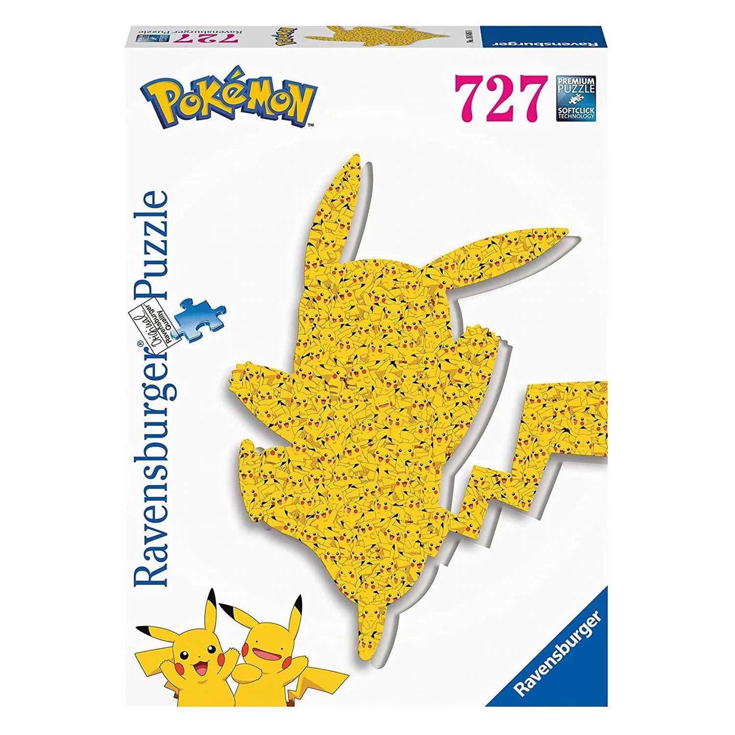 Puzzle en forme de Ravensburger Pikachu, 727.
