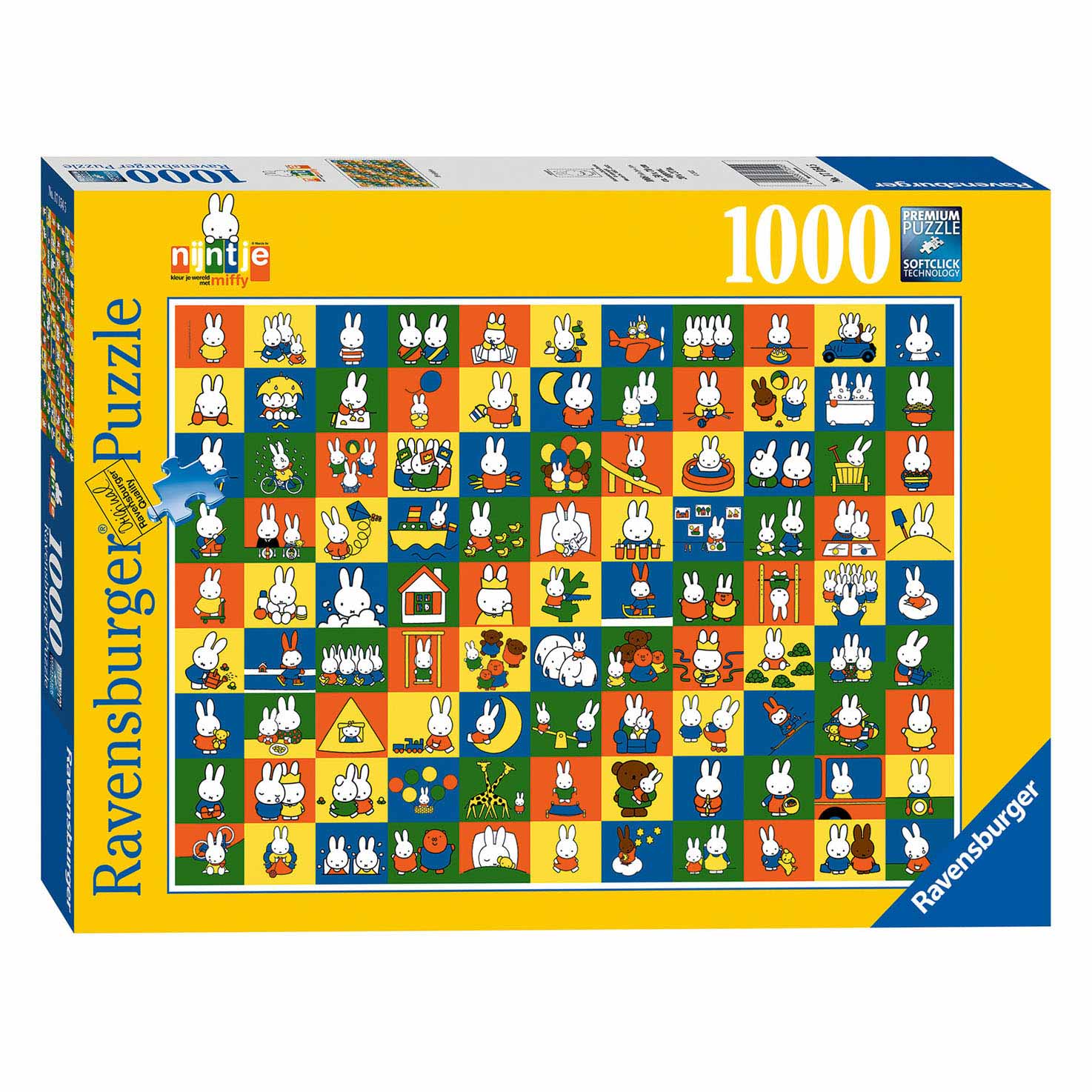 Ravensburger 99 Nijntjes Puzzle Puzzle Jigsaw Puzzle, 1000st.