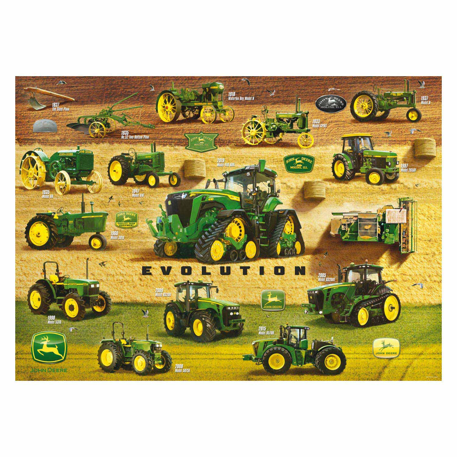 Ravensburger L'héritage de John Deere Puzzle, 1000pcs.