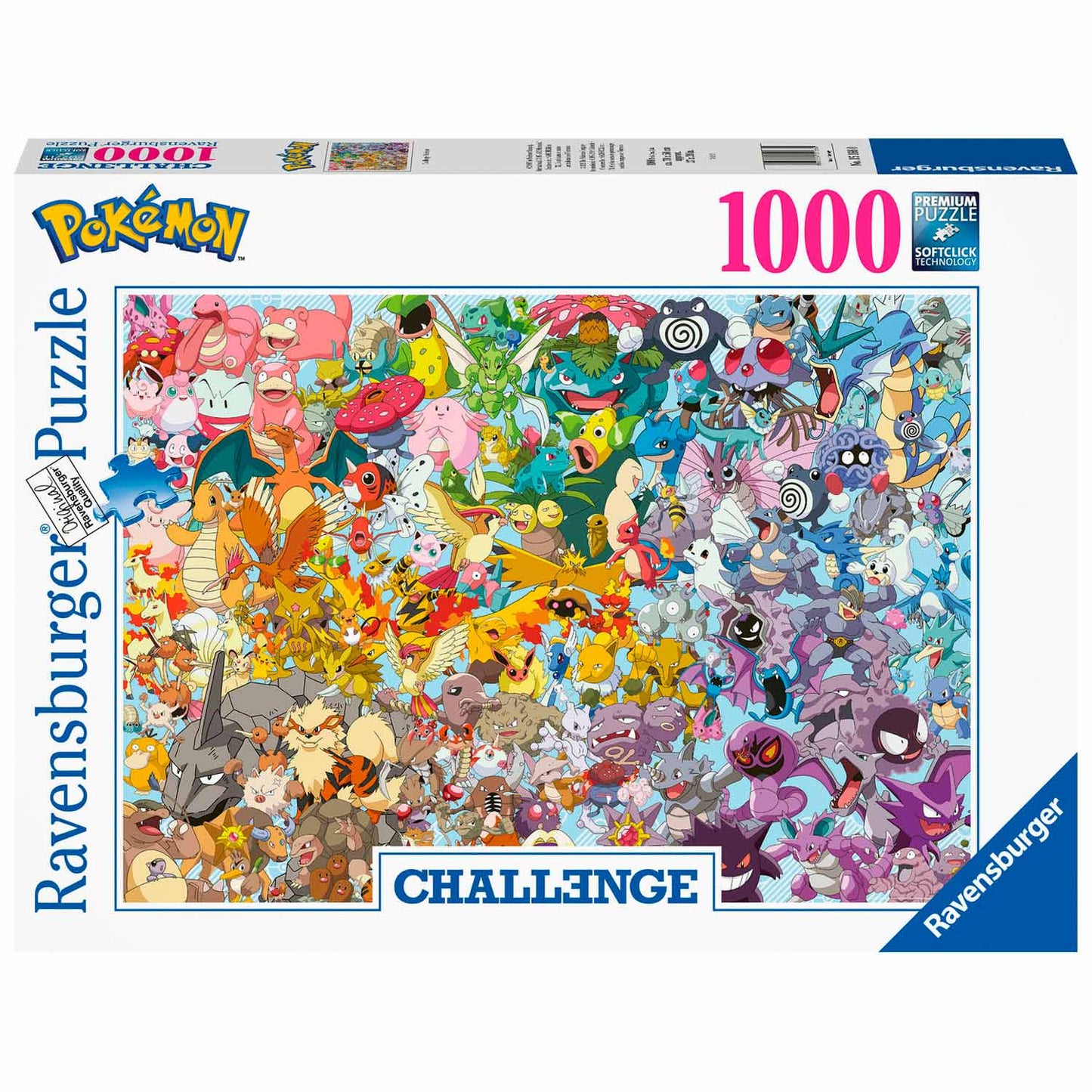 Ravensburger - Challenge Puzzle Pokémon 1000st.