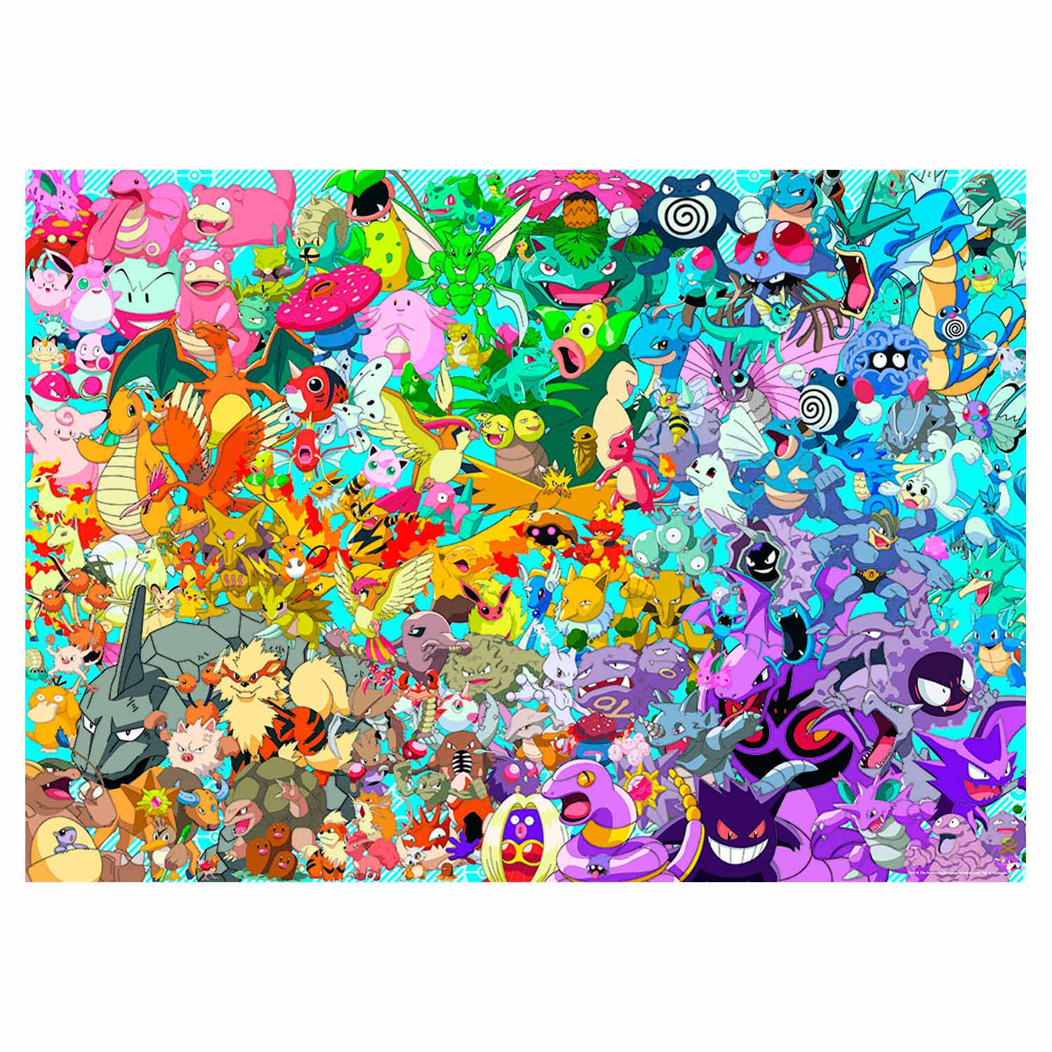 Ravensburger - Challenge Puzzle Pokémon 1000st.