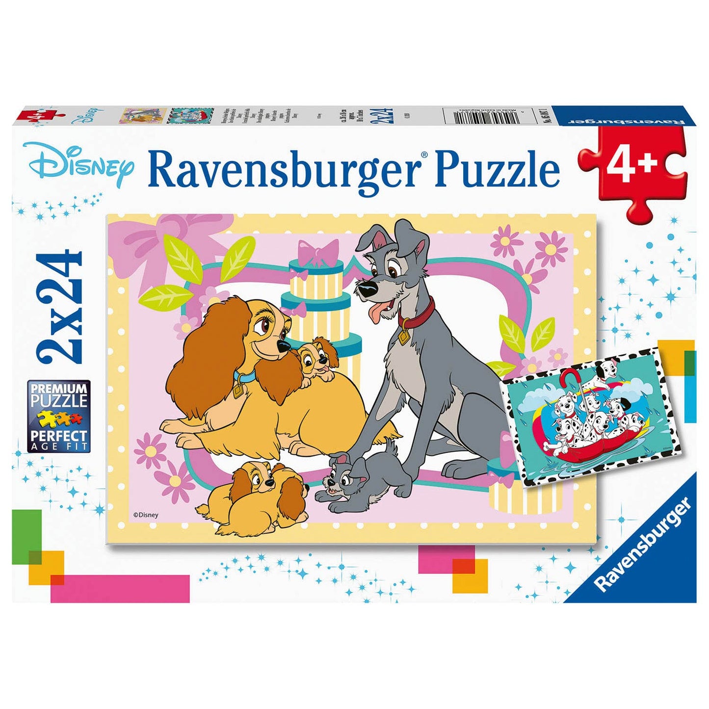 Ravensburger - Les jolis chiots 2x24 pièces