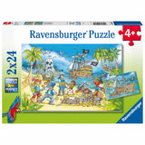 Ravensburger - Adventure Island 2x24 pièces - afbeelding 1