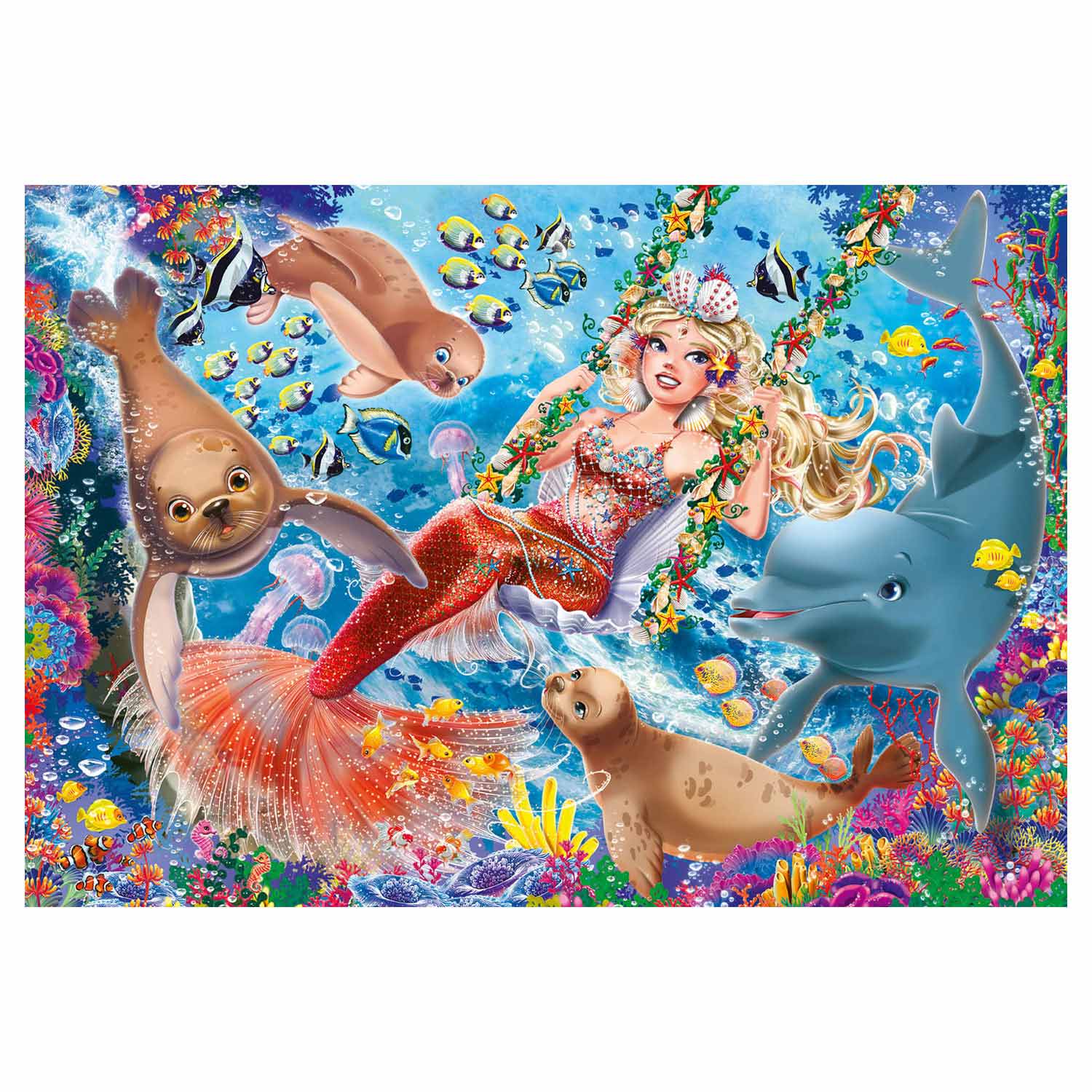 Ravensburger - Enchanting sirènes 2x24 pièces