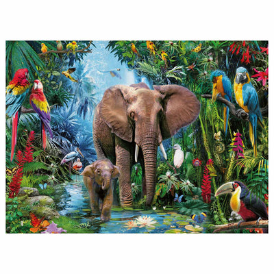 Ravensburger - Éléphants dans la jungle 150 pièces xxl