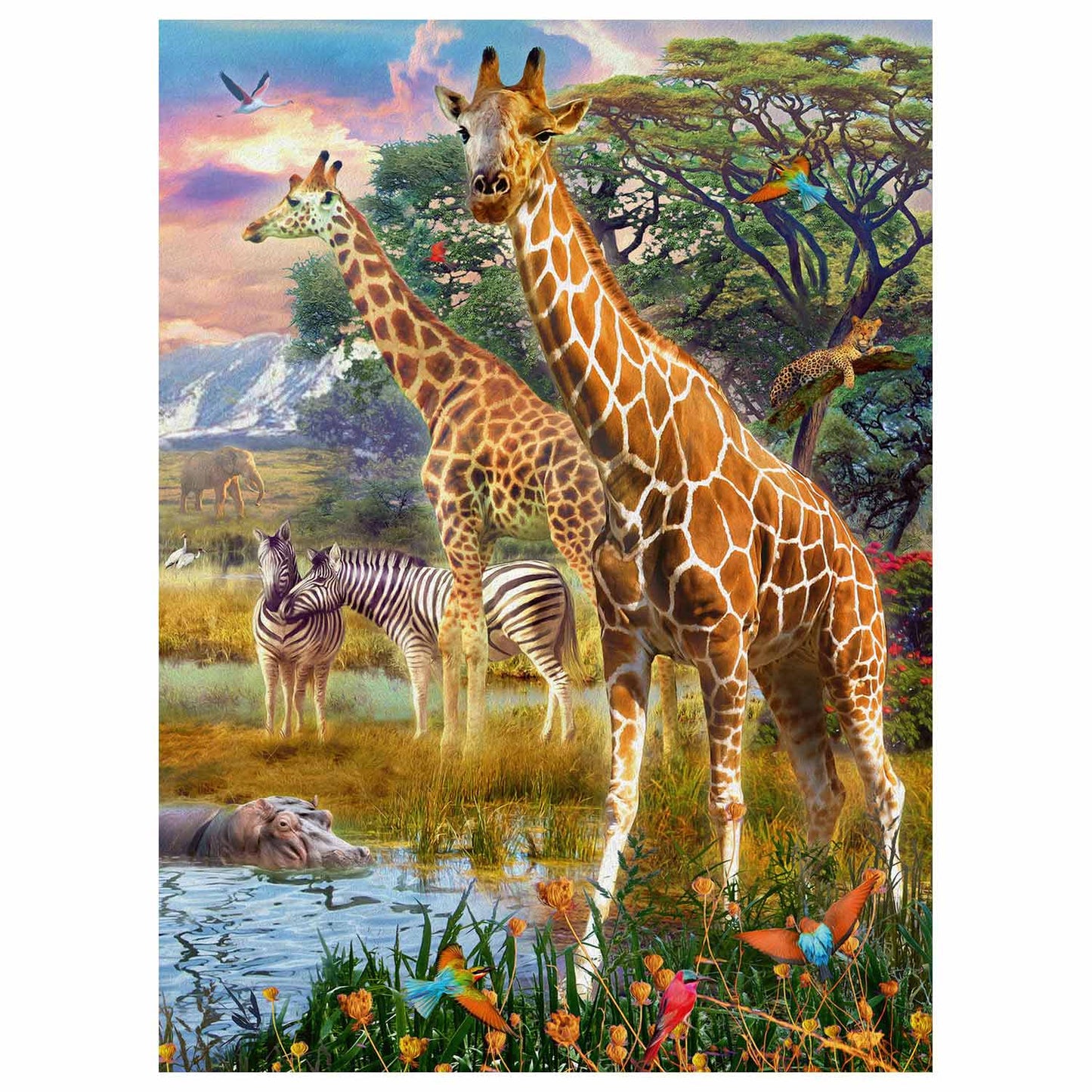 Ravensburger - Savannah colorée 150 pièces xxl