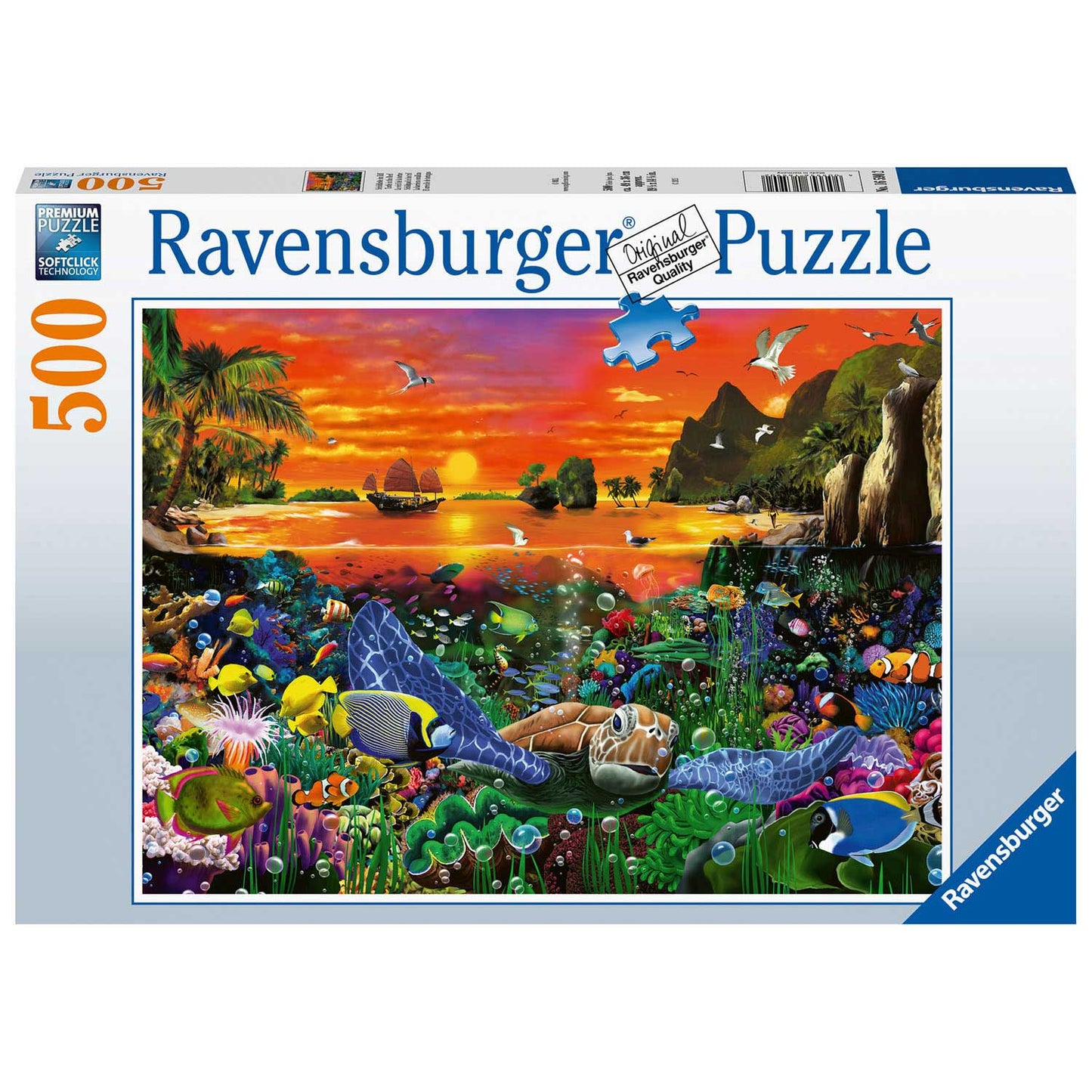 Ravensburger Turtle dans le Rif, 500ST.