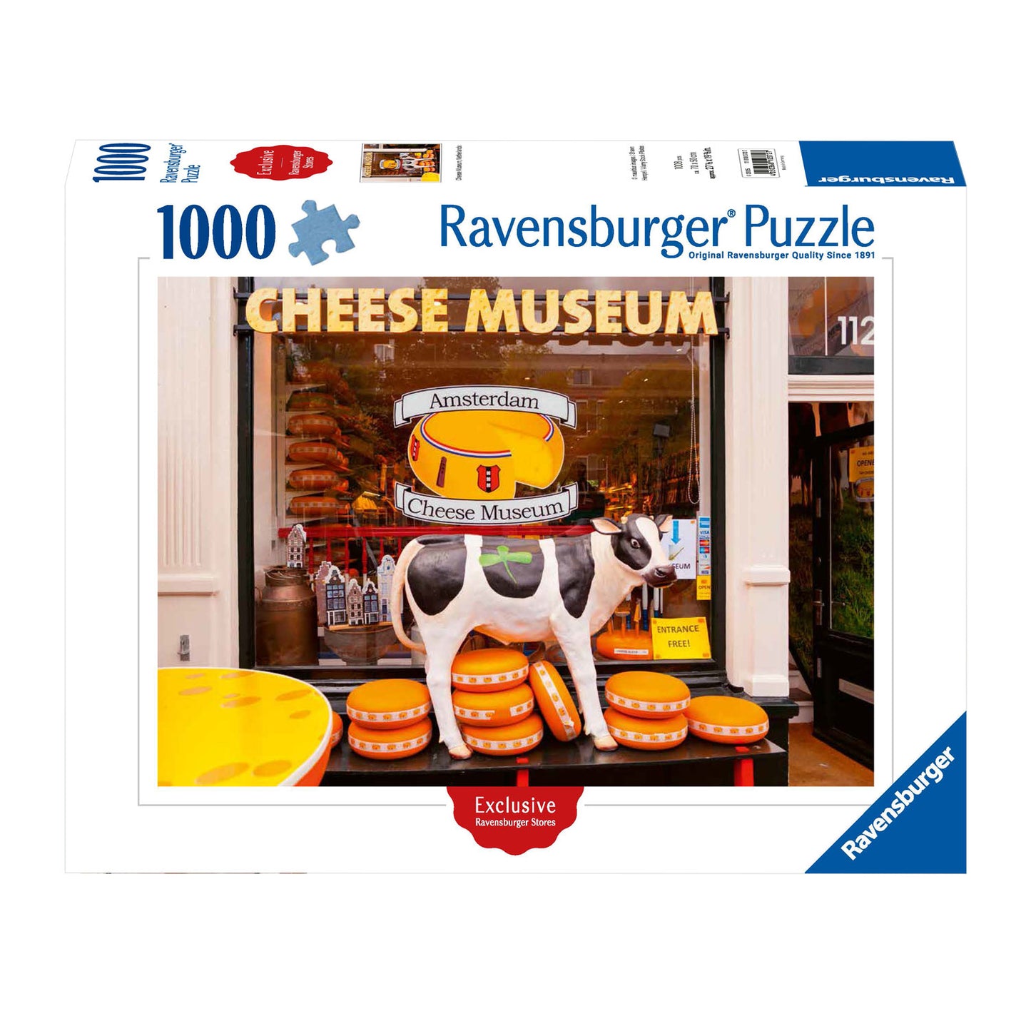 Ravensburger Jeg Puzzle Cheese Museum, 1000st.