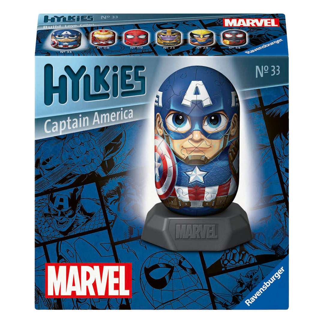 Ravensburger Puzzle 3D Hylkies Marvel Captain America - 54 pcs.