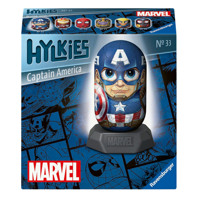 Ravensburger Puzzle 3D Hylkies Marvel Captain America - 54 pcs.