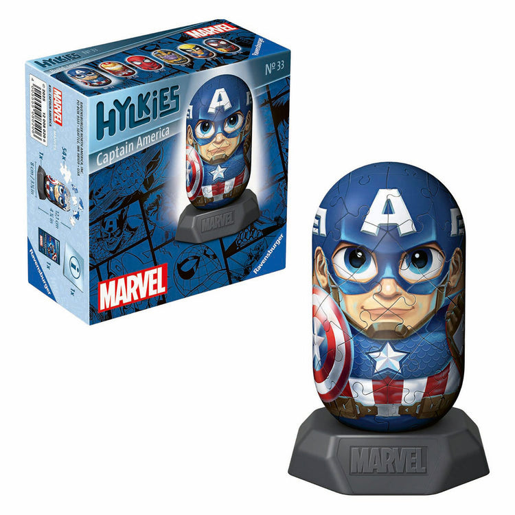 Ravensburger Puzzle 3D Hylkies Marvel Captain America - 54 pcs.