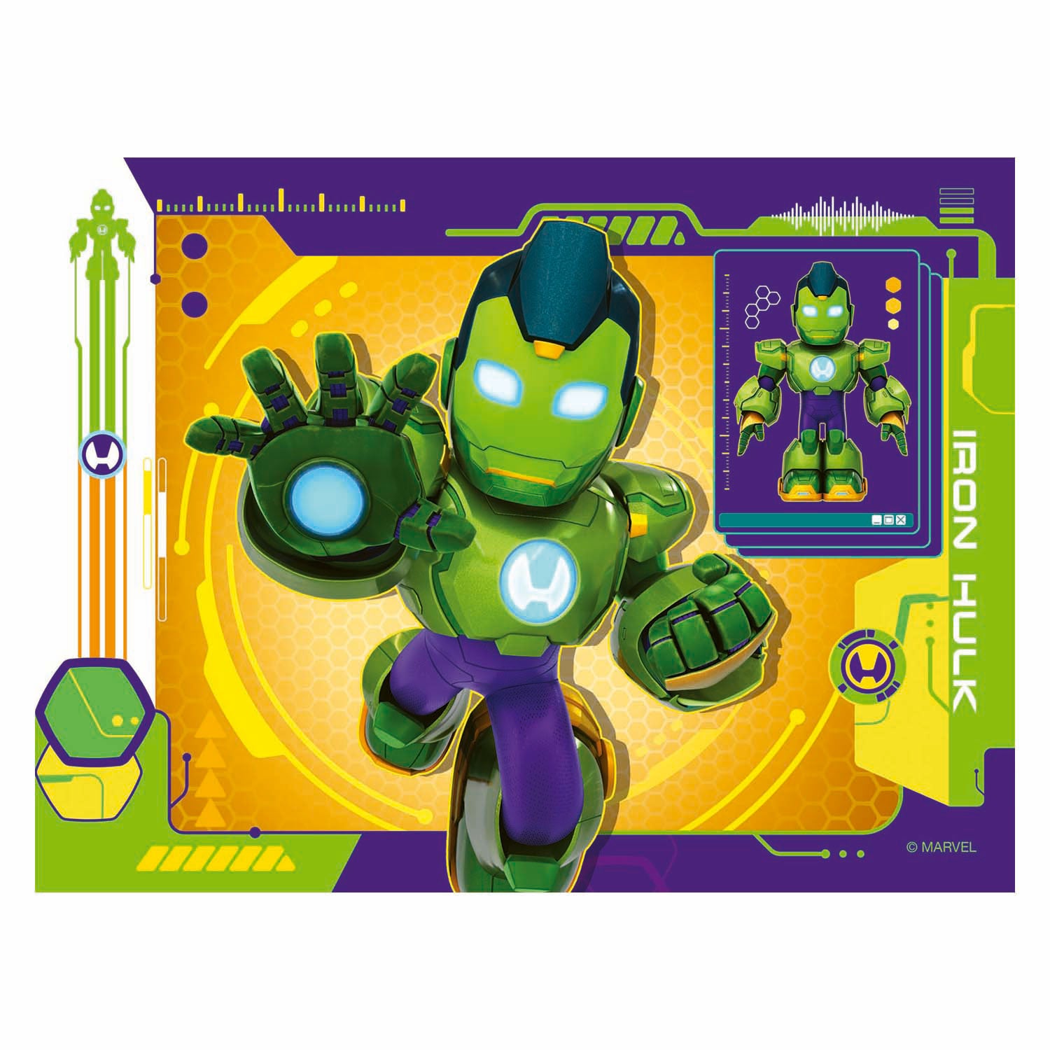 Ravensburger puzzle Iron Man et ses amis fantastiques - 4 puzzles