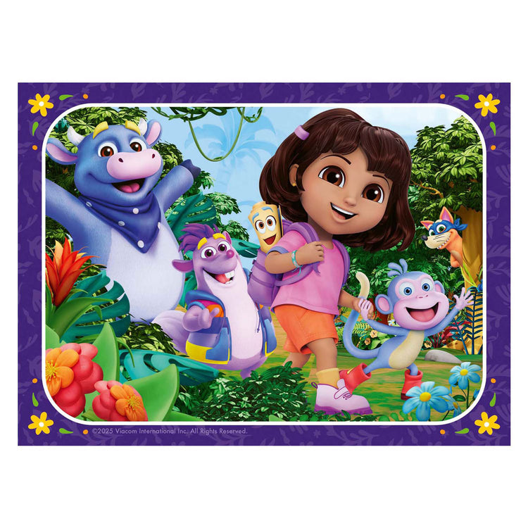 Puzzle Ravensburger Dora l'exploratrice rejoignez l'aventure ! - 4 énigmes