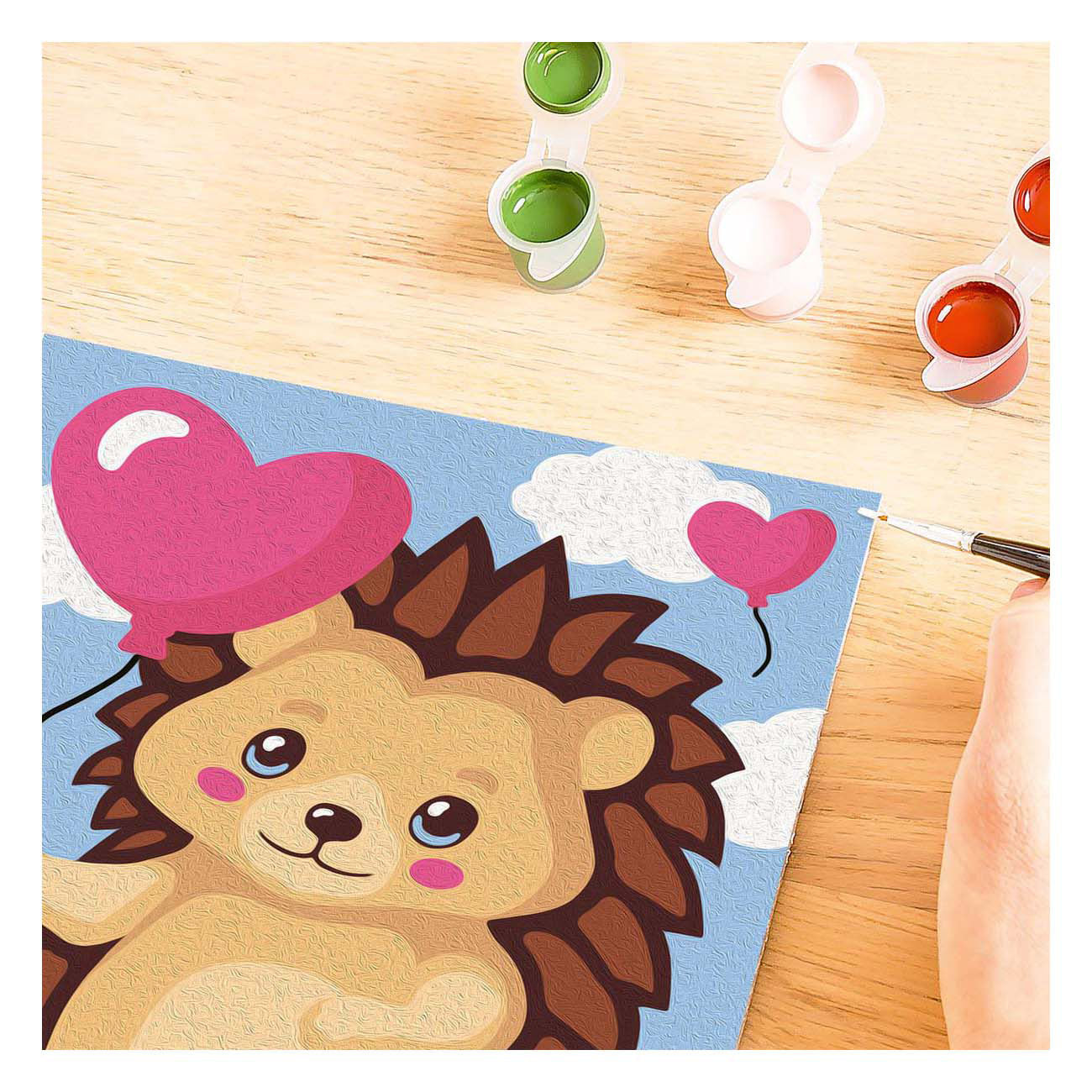 Peinture créative par numéro Ravensburger - hérisson