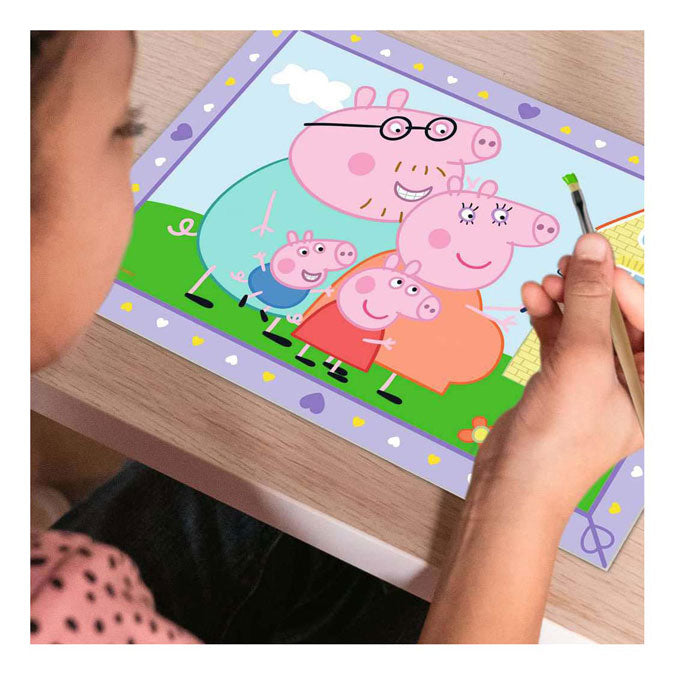 Ravensburger crée des enfants avec un numéro - la famille de Peppa