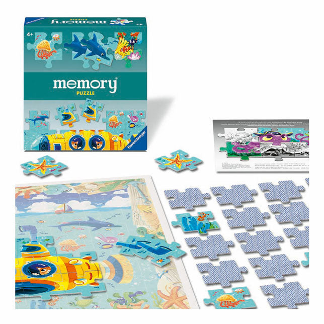 Ravensburger puzzle de mémoire monde sous-marin