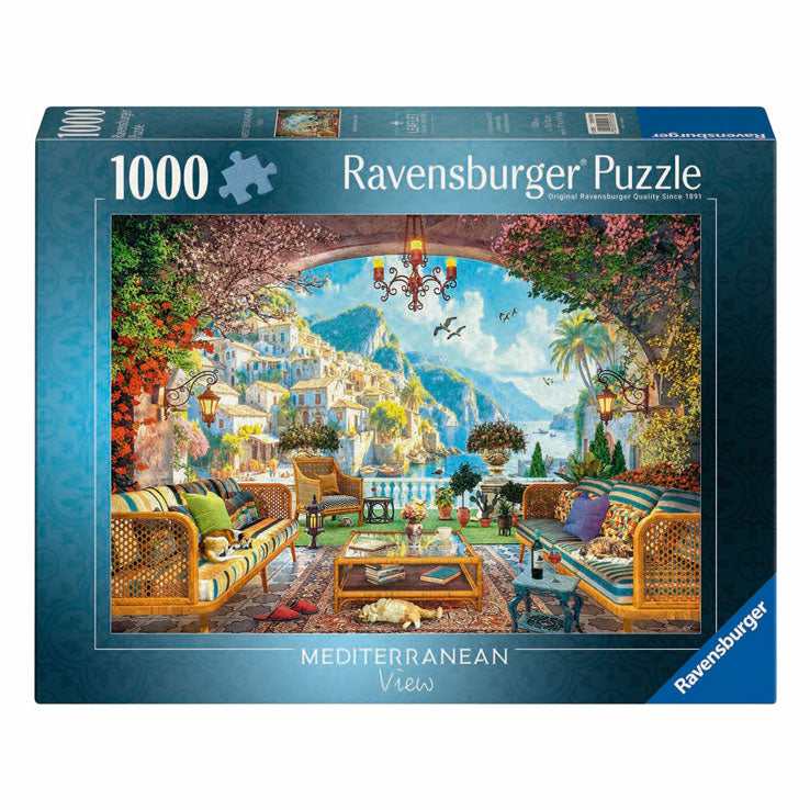 Ravensburger Puzzle Mediterranean Terrace View 1000 pièces