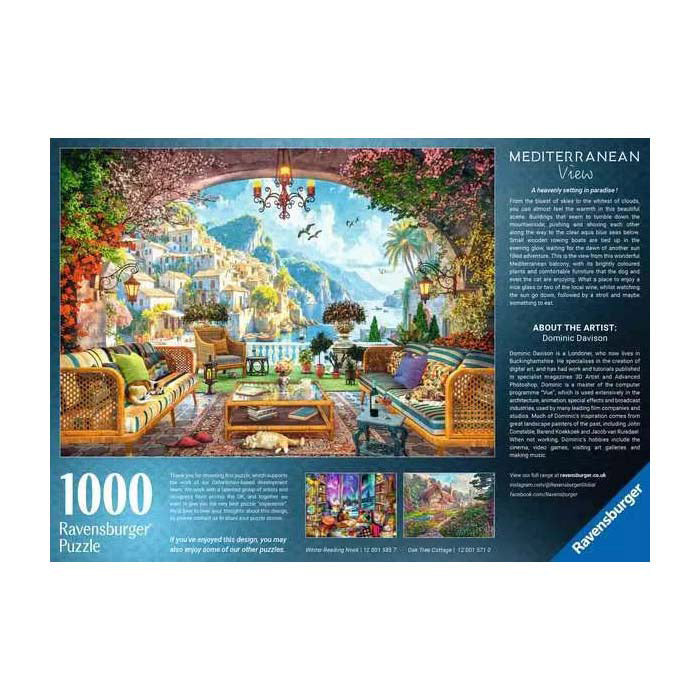 Ravensburger Puzzle Mediterranean Terrace View 1000 pièces