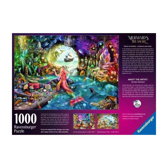 Ravensburger Puzzle Mermaids Treasure 1000 pièces