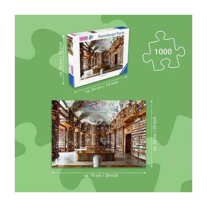 Ravensburger puzzle bibliothèque publique de new york - 1000 pcs.