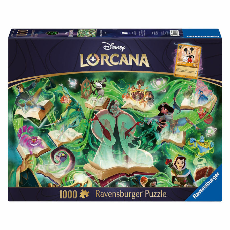 Puzzle Ravensburger Disney Lorcana Gimmers of the Realm : Émeraude - 1000pcs.