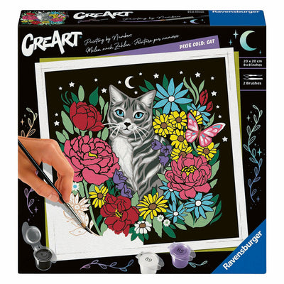 Ravensburger creart lutin peinture froide par numéro - chat